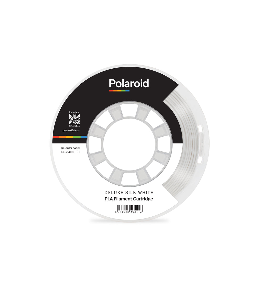 Polaroid Filament 250g Universal Deluxe Silk PLA Filament weiß