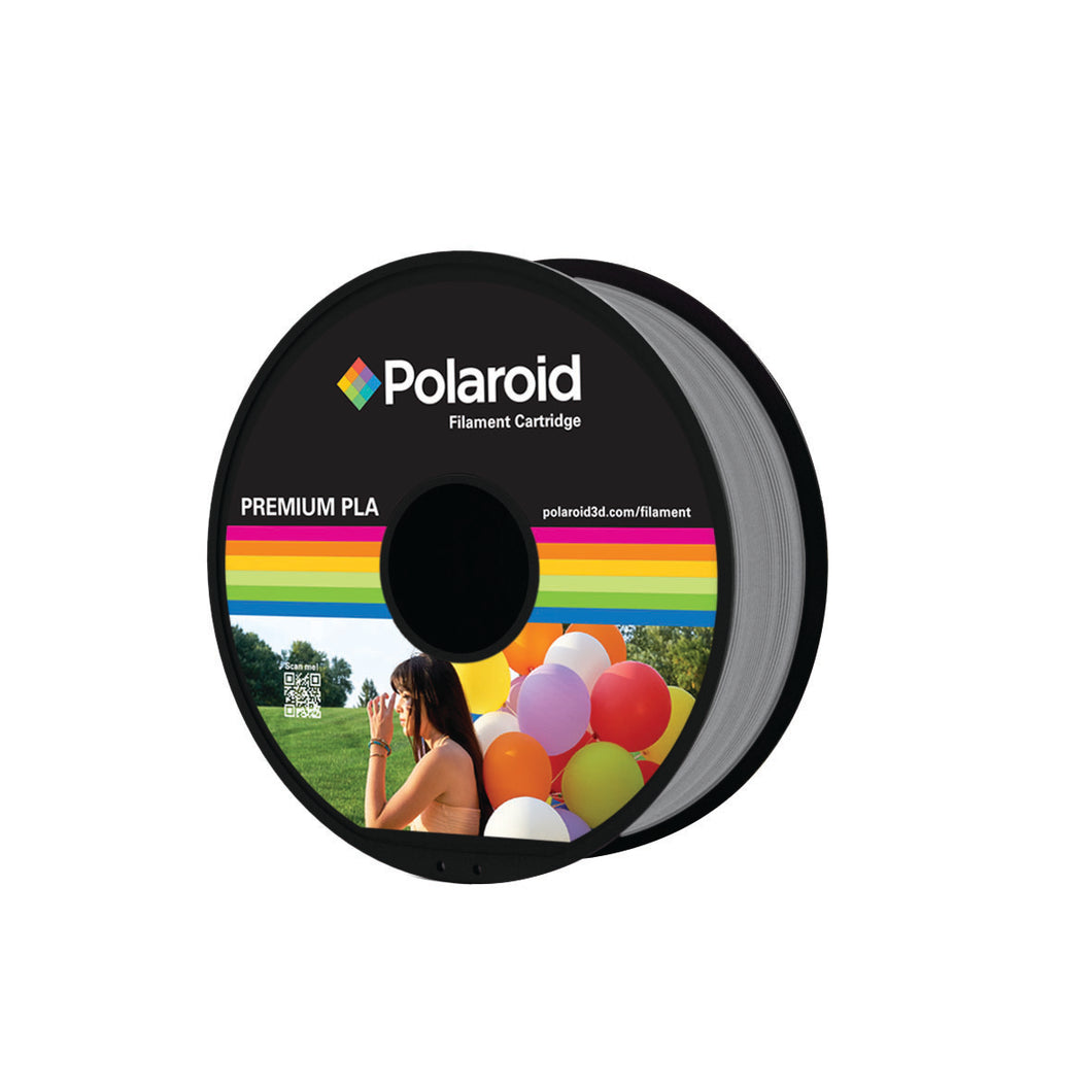 Polaroid Filament 1kg Universal Deluxe Silk PLA Filament silber