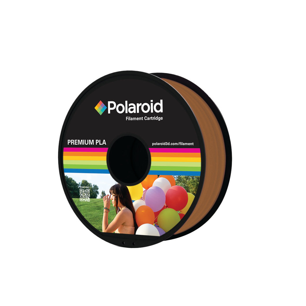 Polaroid Filament 1kg Universal Deluxe Silk PLA Filament braun